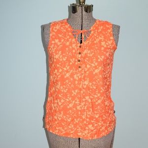 The North Face Women's Sleeveless Orange Top XS